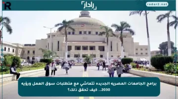 برامج الجامعات المصرية الجديدة تتماشى مع متطلبات سوق العمل ورؤية 2030.. كيف تحقق ذلك؟